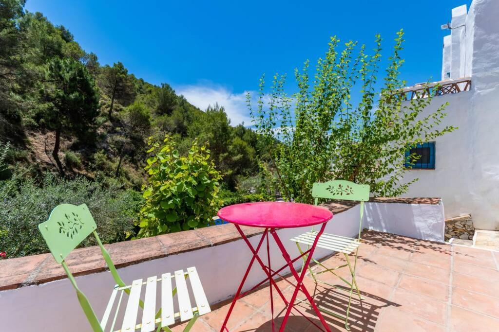 Casa Rosa, Con Encanto Y Piscina Climatizada Frigiliana Dış mekan fotoğraf