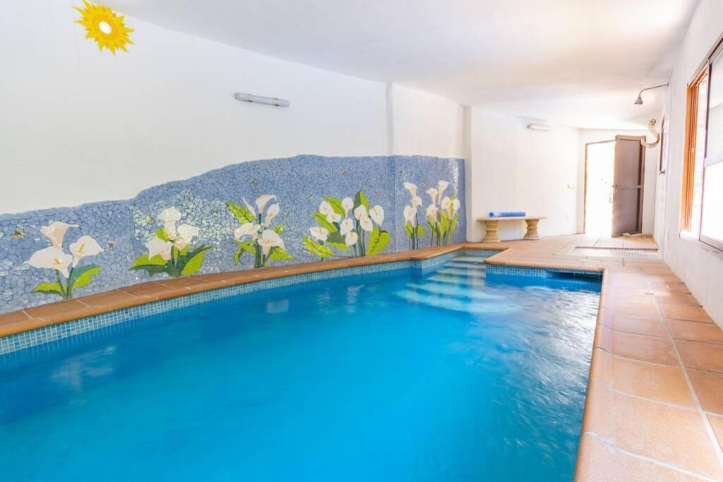 Casa Rosa, Con Encanto Y Piscina Climatizada Frigiliana Dış mekan fotoğraf