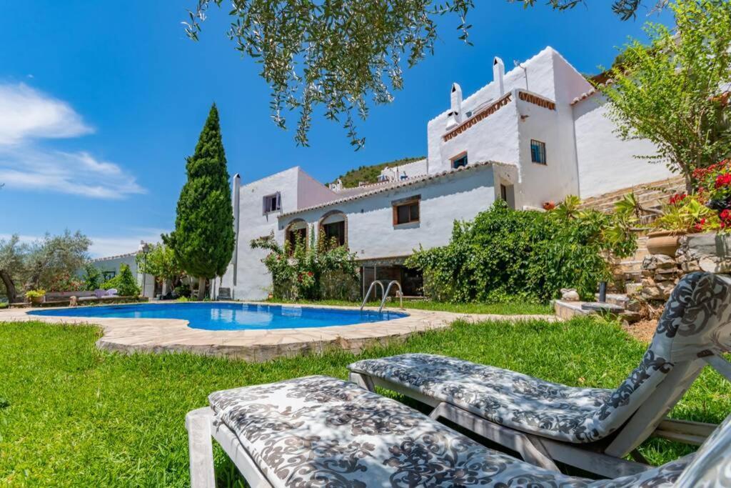 Casa Rosa, Con Encanto Y Piscina Climatizada Frigiliana Dış mekan fotoğraf